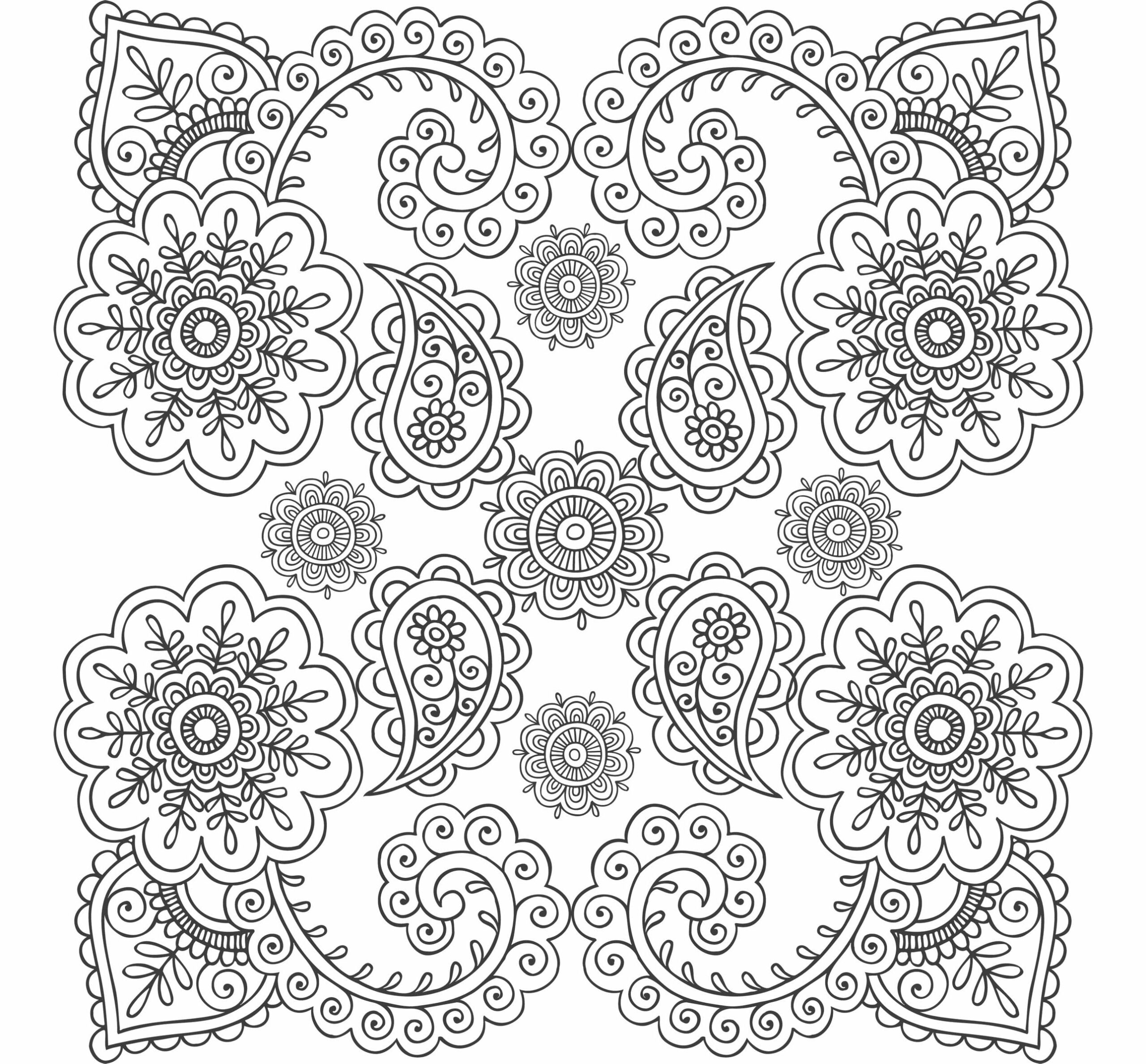 Dibujo gratuito Anti-Estrés #174318 de la coleccion Mandalas para imprimir