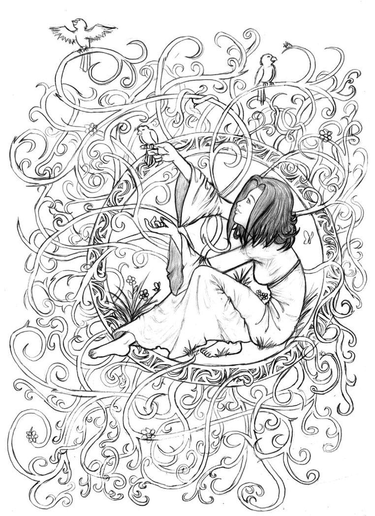 Dibujo gratuito Anti-Estrés #217468 de la coleccion Mandalas para imprimir