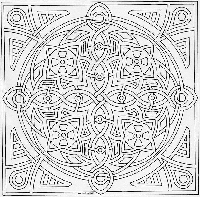 Dibujo gratuito Anti-Estrés #22915 de la coleccion Mandalas para imprimir