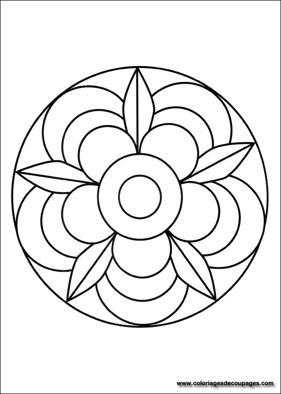 Dibujo gratuito Anti-Estrés #22920 de la coleccion Mandalas para imprimir