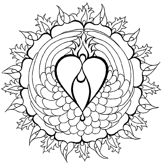 Dibujo gratuito Anti-Estrés #22946 de la coleccion Mandalas para imprimir