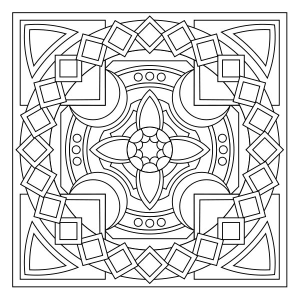 Dibujo gratuito Arteterapia #23199 de la coleccion Mandalas para imprimir Dibujo gratuito Arteterapia #23199 de la coleccion Mandalas para imprimir