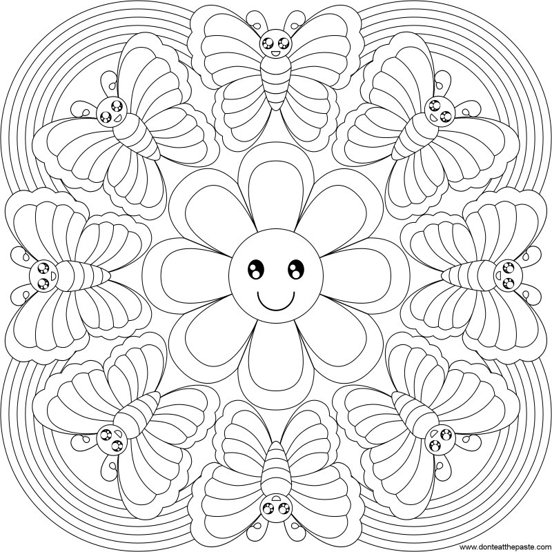 Dibujo para colorear: Mandalas (Mandalas) #22959 - Dibujos para Colorear e Imprimir Gratis