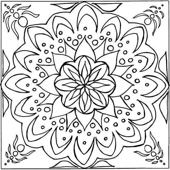 Dibujo para colorear: Mandalas (Mandalas) #23067 - Dibujos para Colorear e Imprimir Gratis
