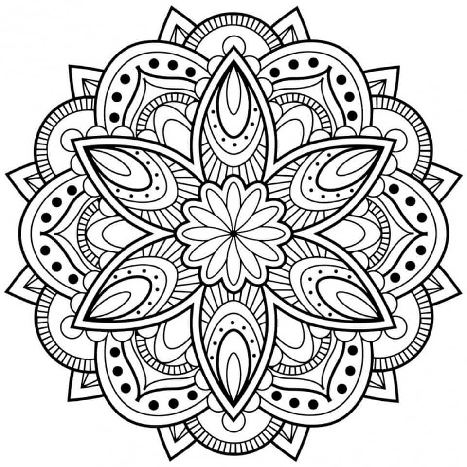 Dibujo gratuito Mandalas Abstractos #193045 de la coleccion Mandalas para imprimir