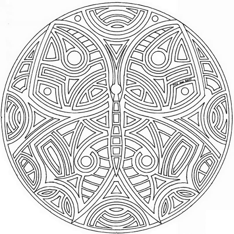 Dibujo para colorear: Mandalas Celtas (Mandalas) #173954 - Dibujos para Colorear e Imprimir Gratis