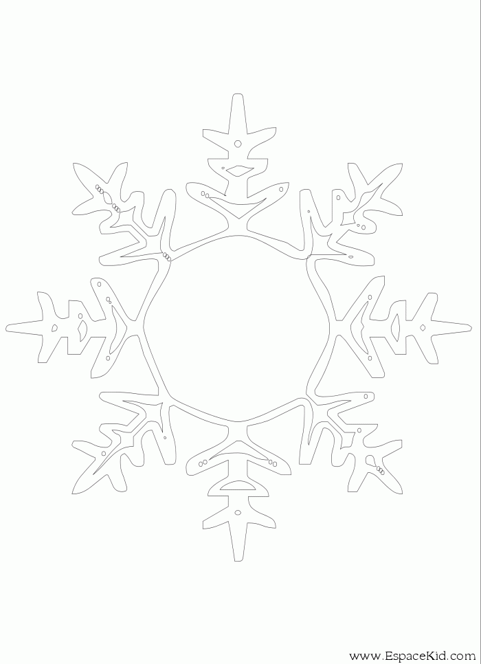 Dibujo para colorear: Mandalas Copo de nieve (Mandalas) #117703 - Dibujos para Colorear e Imprimir Gratis