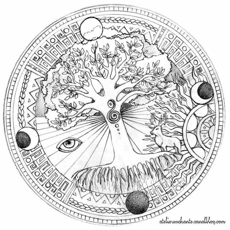 Dibujo gratuito Mandalas de Animales #22727 de la coleccion Mandalas para imprimir