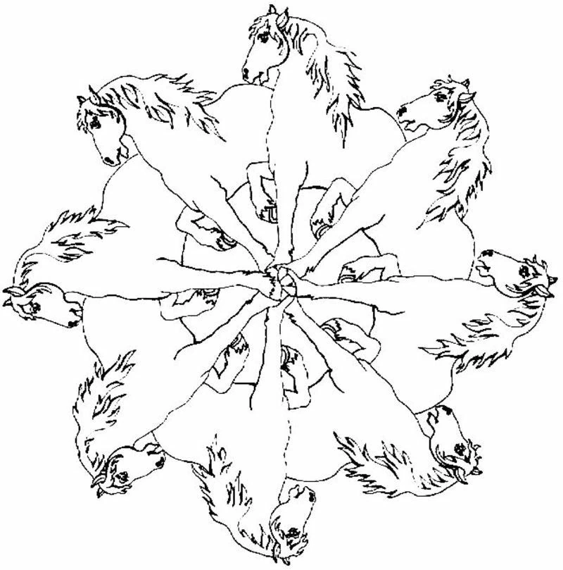 Dibujo gratuito Mandalas de Animales #22743 de la coleccion Mandalas para imprimir