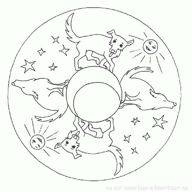 Dibujo gratuito Mandalas de Animales #22766 de la coleccion Mandalas para imprimir