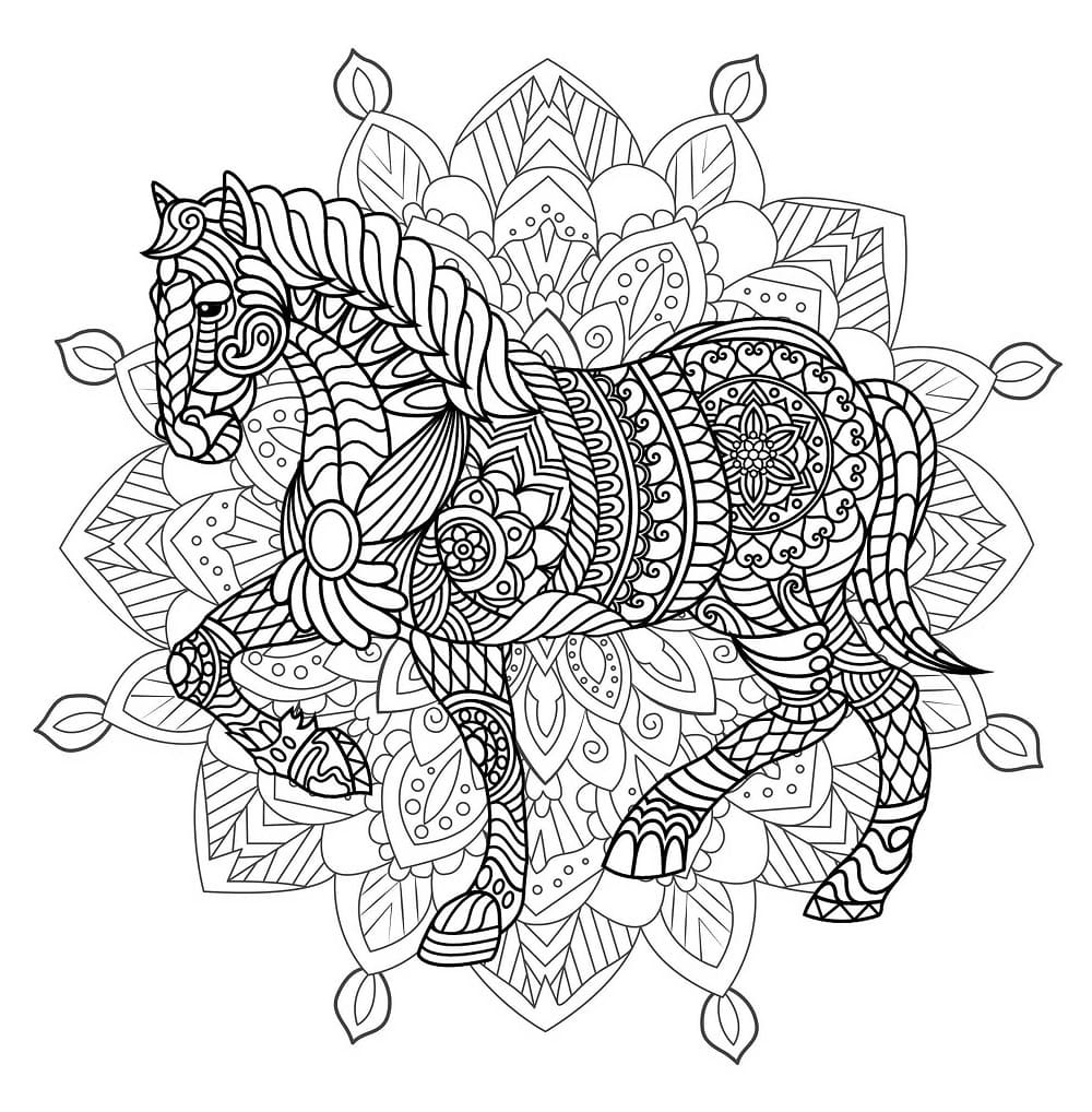 Dibujo gratuito Mandalas de Caballos #213440 de la coleccion Mandalas para imprimir Dibujo gratuito Mandalas de Caballos #213440 de la coleccion Mandalas para imprimir