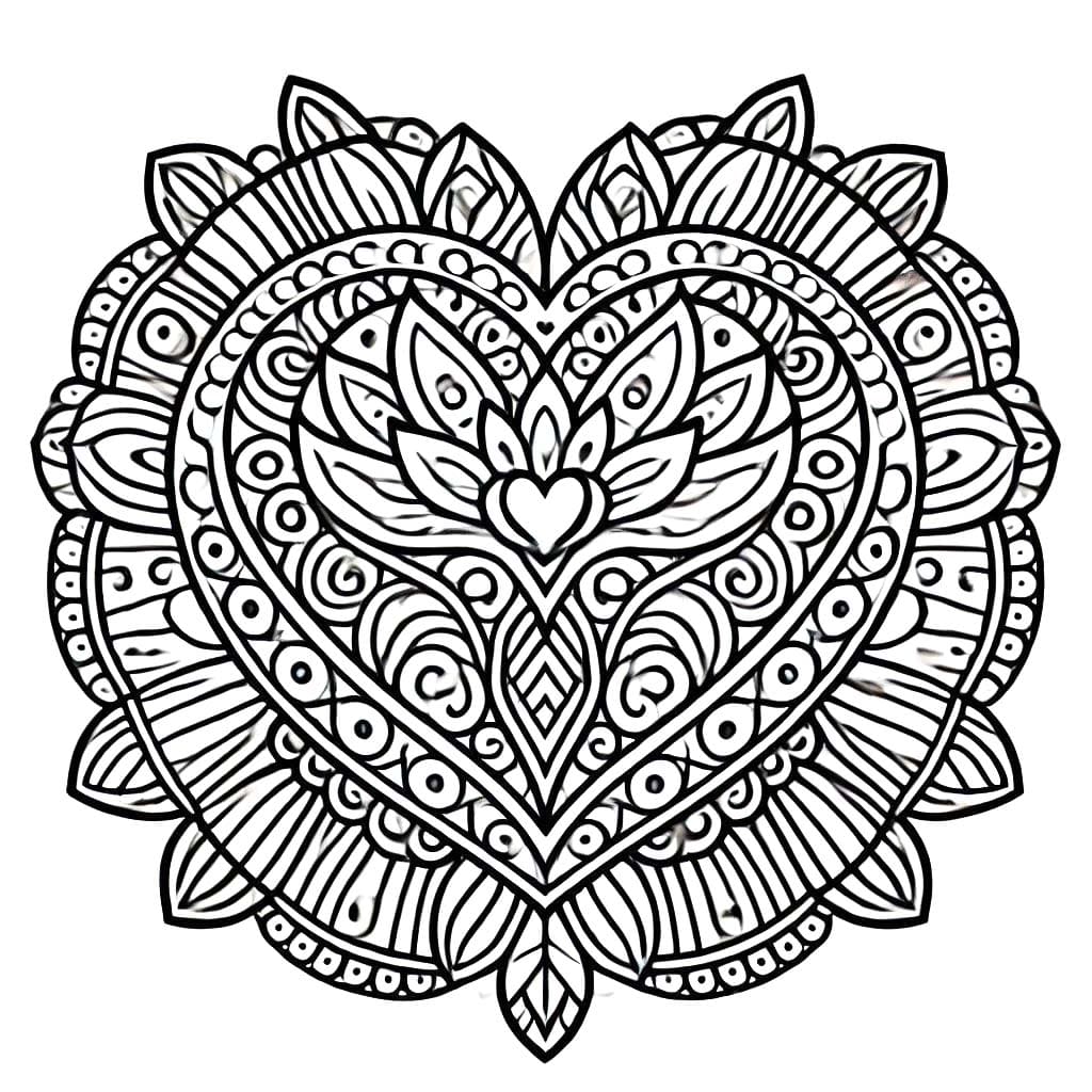 Dibujo gratuito Mandalas de Corazón #218164 de la coleccion Mandalas para imprimir Dibujo gratuito Mandalas de Corazón #218164 de la coleccion Mandalas para imprimir