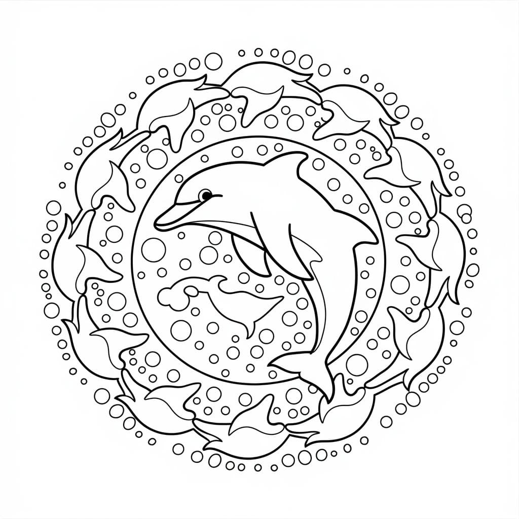 Dibujo gratuito Mandalas de Delfines #219090 de la coleccion Mandalas para imprimir Dibujo gratuito Mandalas de Delfines #219090 de la coleccion Mandalas para imprimir