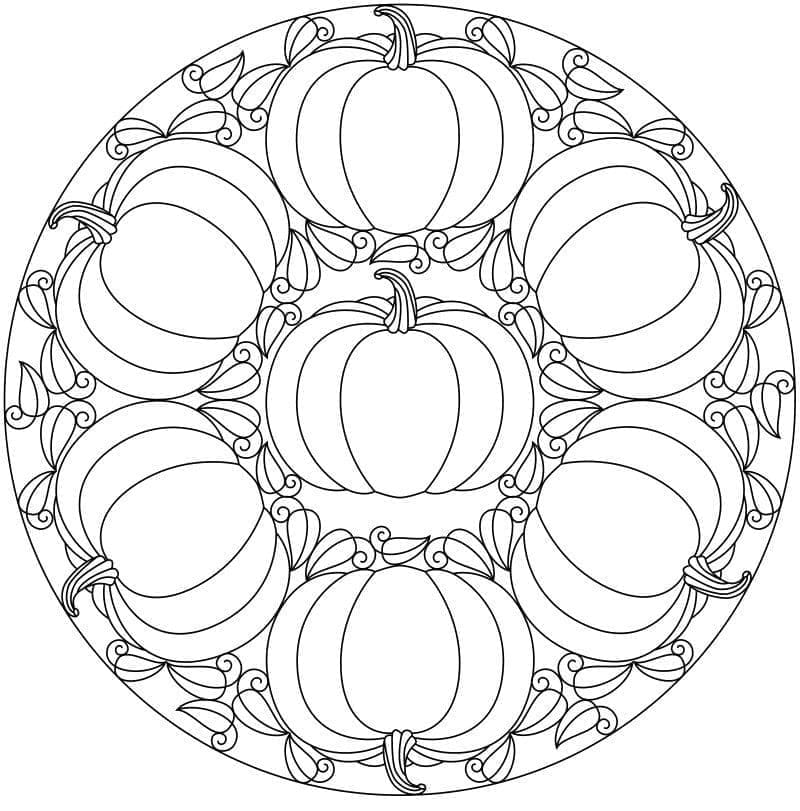 Dibujo gratuito Mandalas de Halloween #202517 de la coleccion Mandalas para imprimir