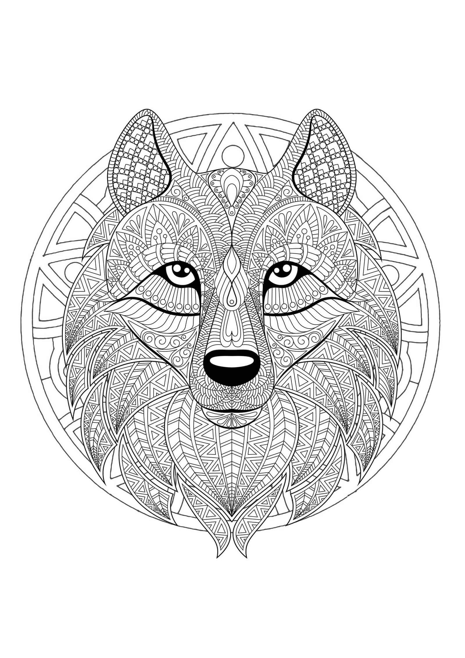 Dibujo gratuito Mandalas de Lobos #214305 de la coleccion Mandalas para imprimir Dibujo gratuito Mandalas de Lobos #214305 de la coleccion Mandalas para imprimir
