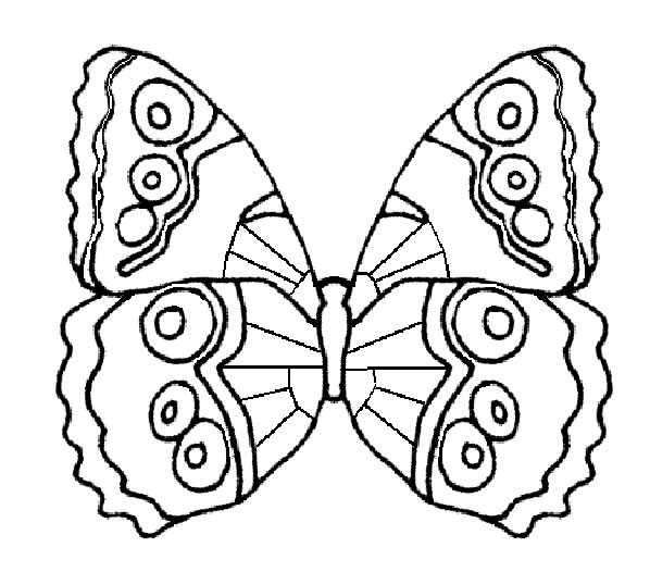 Dibujo para colorear: Mandalas de Mariposas (Mandalas) #117420 - Dibujos para Colorear e Imprimir Gratis