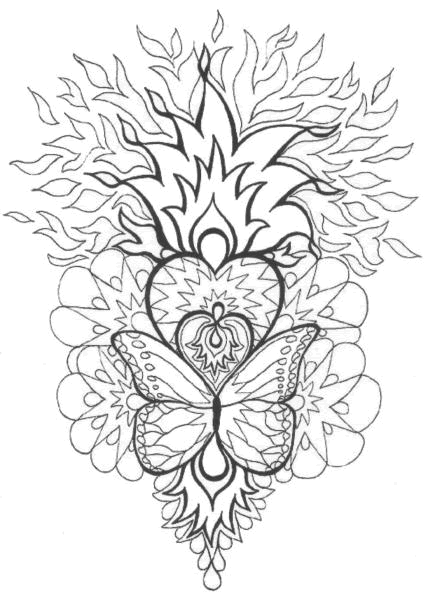 Dibujo para colorear: Mandalas de Mariposas (Mandalas) #117430 - Dibujos para Colorear e Imprimir Gratis