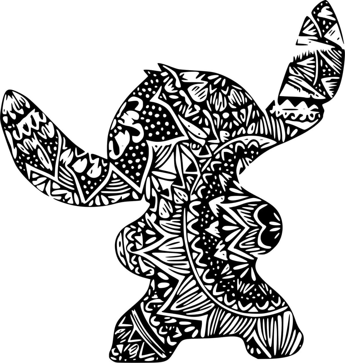 Dibujo gratuito Mandalas de Stitch #216361 de la coleccion Mandalas para imprimir