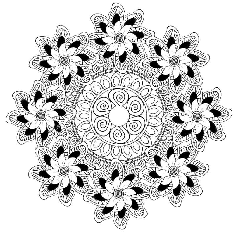 Dibujo gratuito Mandalas Difíciles #209913 de la coleccion Mandalas para imprimir Dibujo gratuito Mandalas Difíciles #209913 de la coleccion Mandalas para imprimir