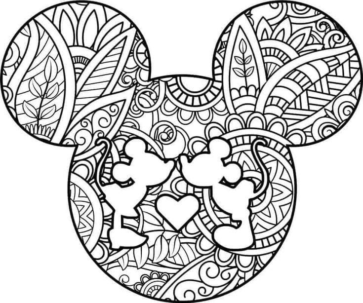 Dibujo gratuito Mandalas Disney #175278 de la coleccion Mandalas para imprimir