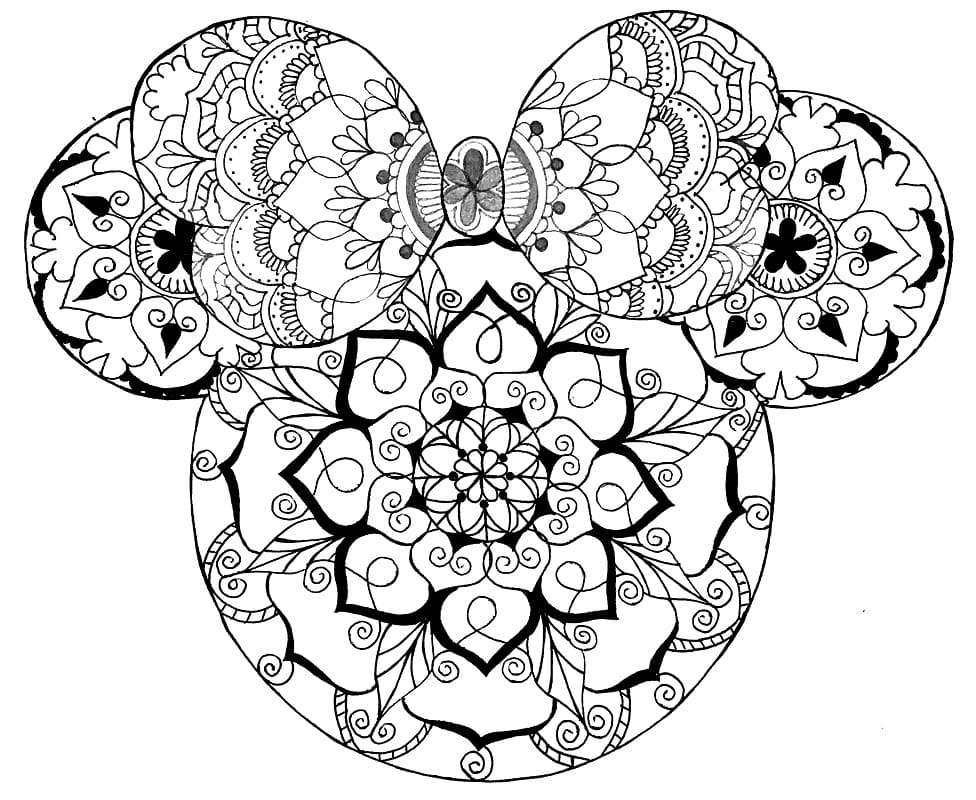 Dibujo gratuito Mandalas Disney #175283 de la coleccion Mandalas para imprimir