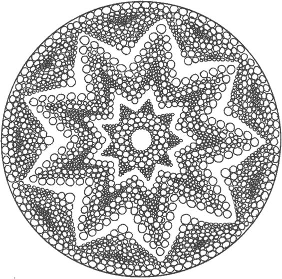  Dibujos de Mandalas Estrella    (Mandalas) para colorear y pintar – Páginas para imprimir