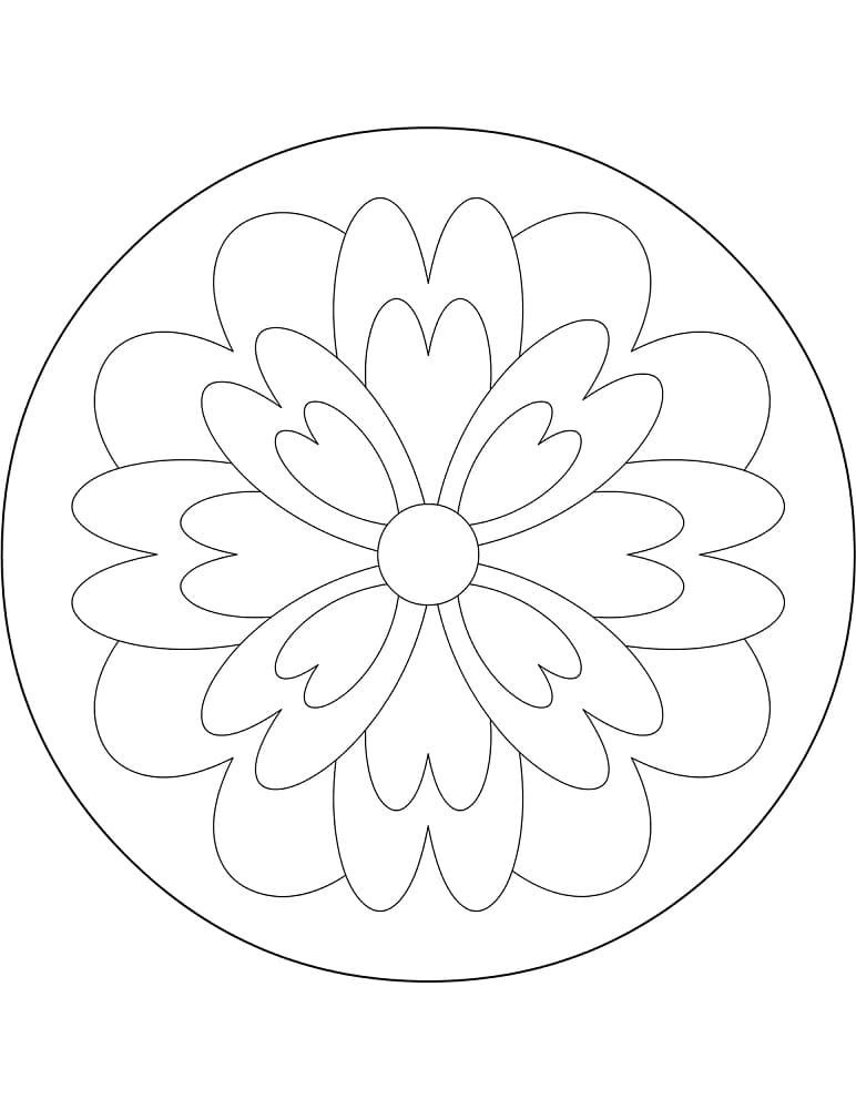 Dibujo gratuito Mandalas Fáciles #175446 de la coleccion Mandalas para imprimir Dibujo gratuito Mandalas Fáciles #175446 de la coleccion Mandalas para imprimir