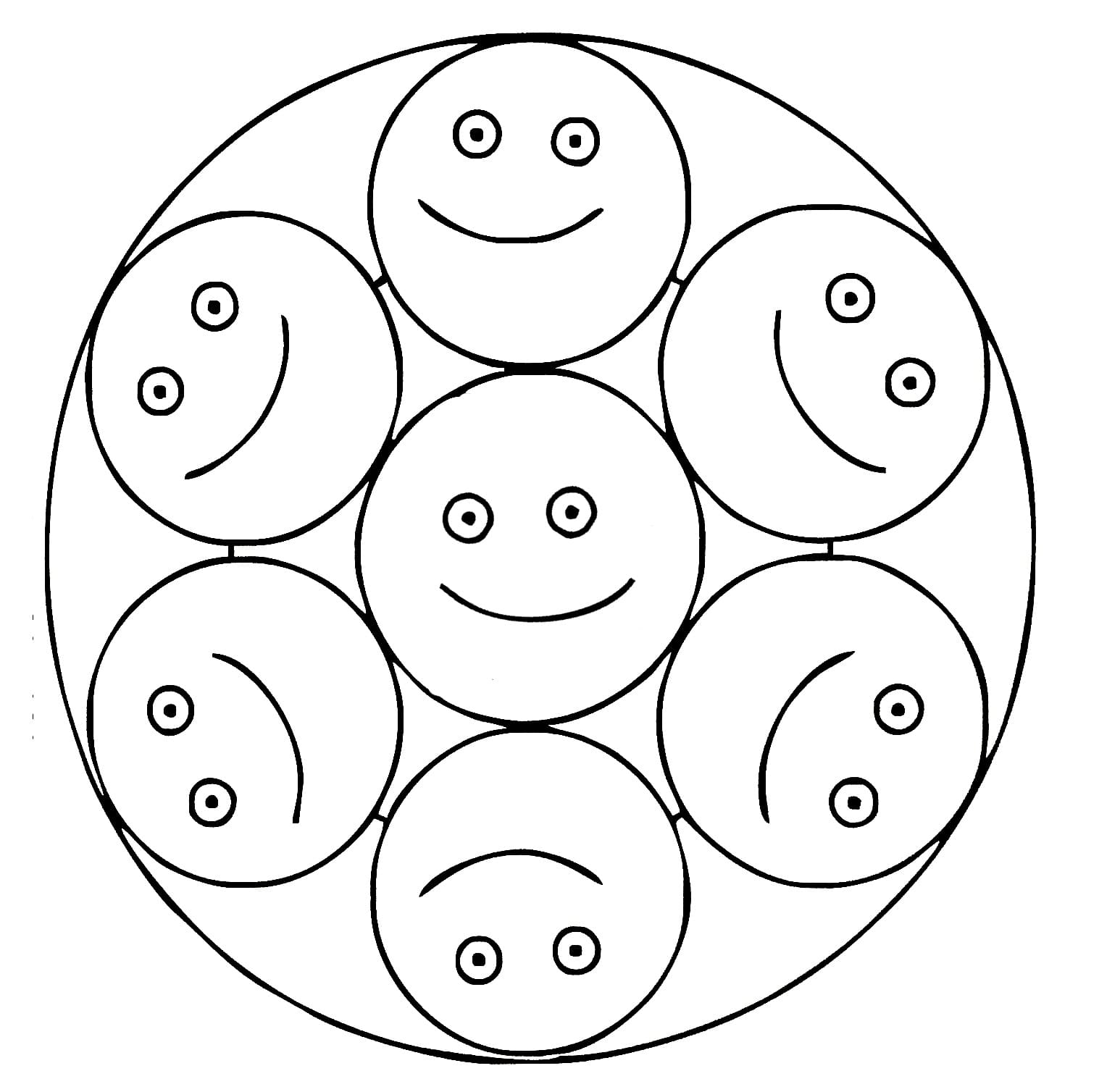 Dibujo gratuito Mandalas Fáciles #209863 de la coleccion Mandalas para imprimir