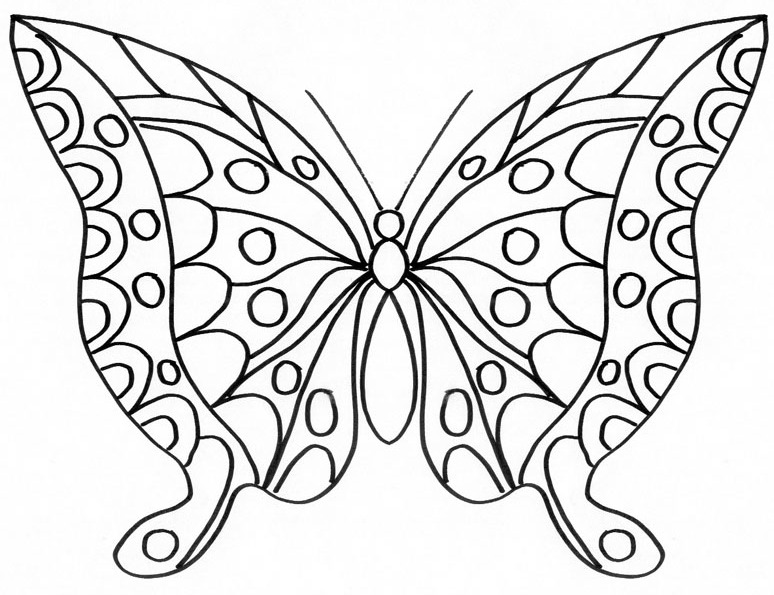 Dibujo para colorear: Mandalas Mariposa (Mandalas) #117385 - Dibujos para Colorear e Imprimir Gratis