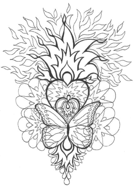 Dibujo para colorear: Mandalas Mariposa (Mandalas) #117430 - Dibujos para Colorear e Imprimir Gratis