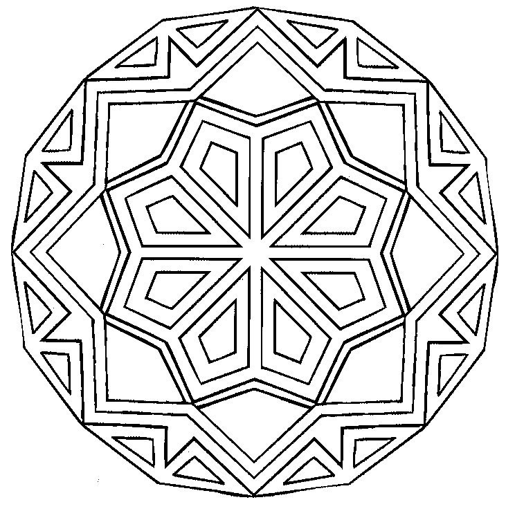 Dibujo para colorear: Mandalas para niños (Mandalas) #124112 - Dibujos para Colorear e Imprimir Gratis