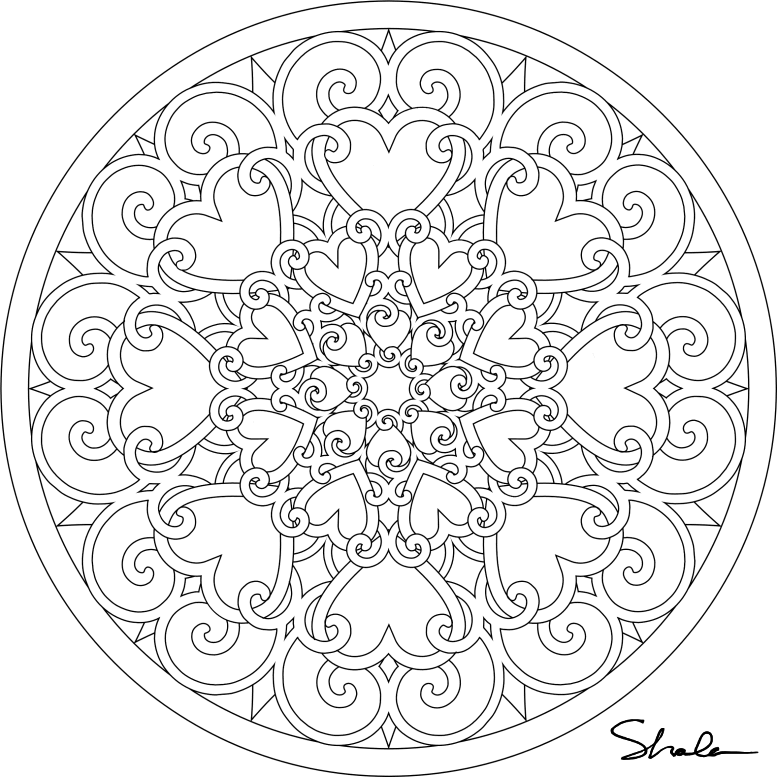 Dibujo para colorear: Mandalas para niños (Mandalas) #124117 - Dibujos para Colorear e Imprimir Gratis