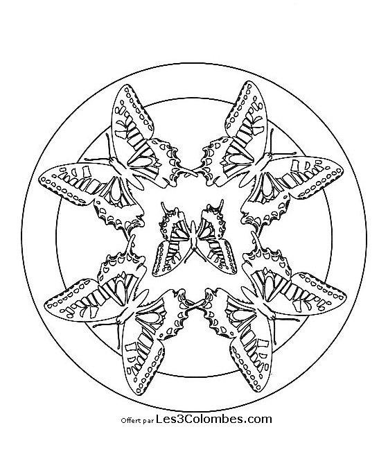 Dibujo para colorear: Mandalas para niños (Mandalas) #124170 - Dibujos para Colorear e Imprimir Gratis