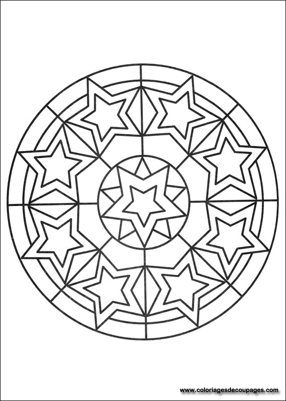 Dibujo para colorear: Mandalas para niños (Mandalas) #124182 - Dibujos para Colorear e Imprimir Gratis