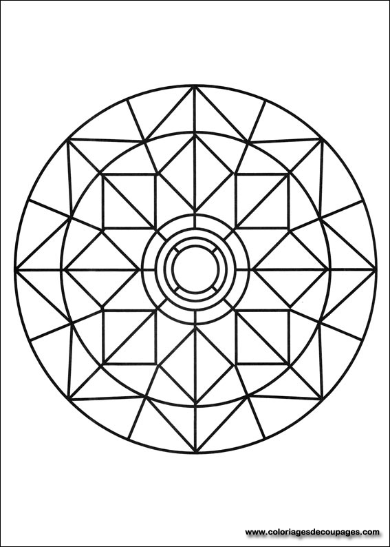 Dibujo para colorear: Mandalas para niños (Mandalas) #124190 - Dibujos para Colorear e Imprimir Gratis