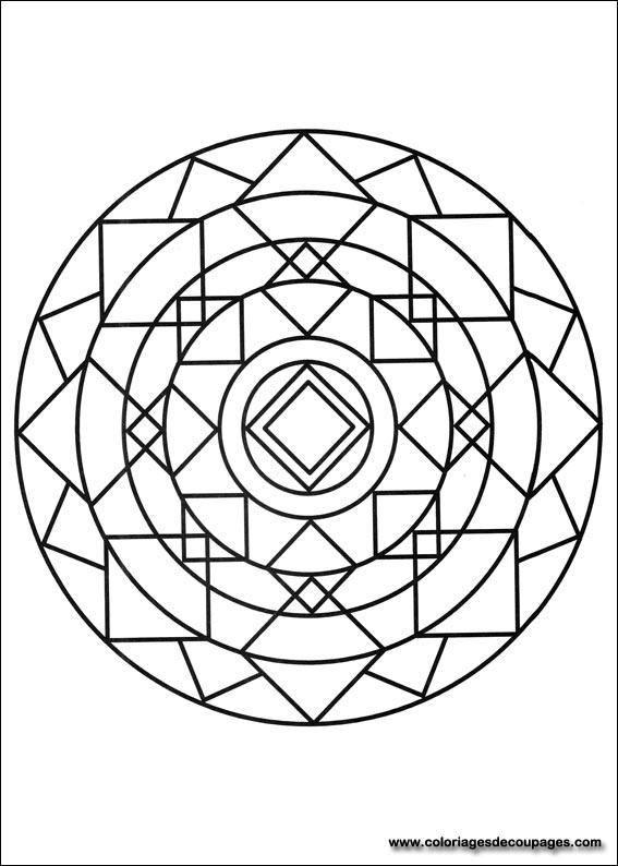 Dibujo para colorear: Mandalas para niños (Mandalas) #124194 - Dibujos para Colorear e Imprimir Gratis