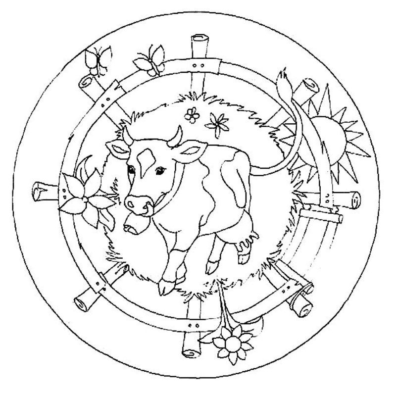 Dibujo para colorear: Mandalas para niños (Mandalas) #124205 - Dibujos para Colorear e Imprimir Gratis