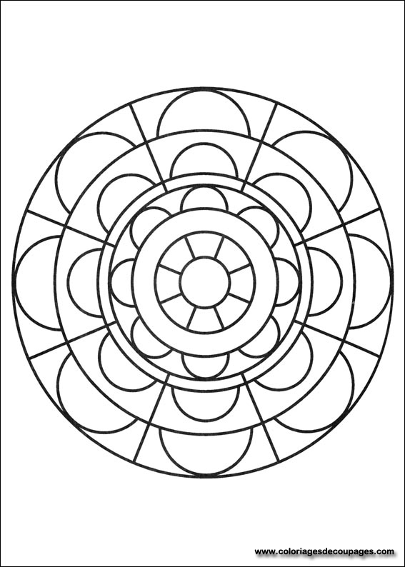 Dibujo para colorear: Mandalas para niños (Mandalas) #124218 - Dibujos para Colorear e Imprimir Gratis