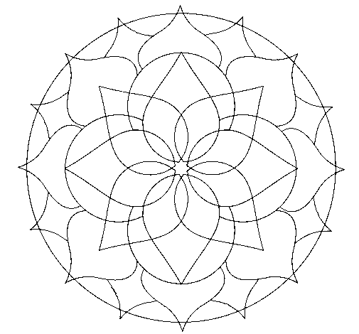 Dibujo para colorear: Mandalas para niños (Mandalas) #124220 - Dibujos para Colorear e Imprimir Gratis