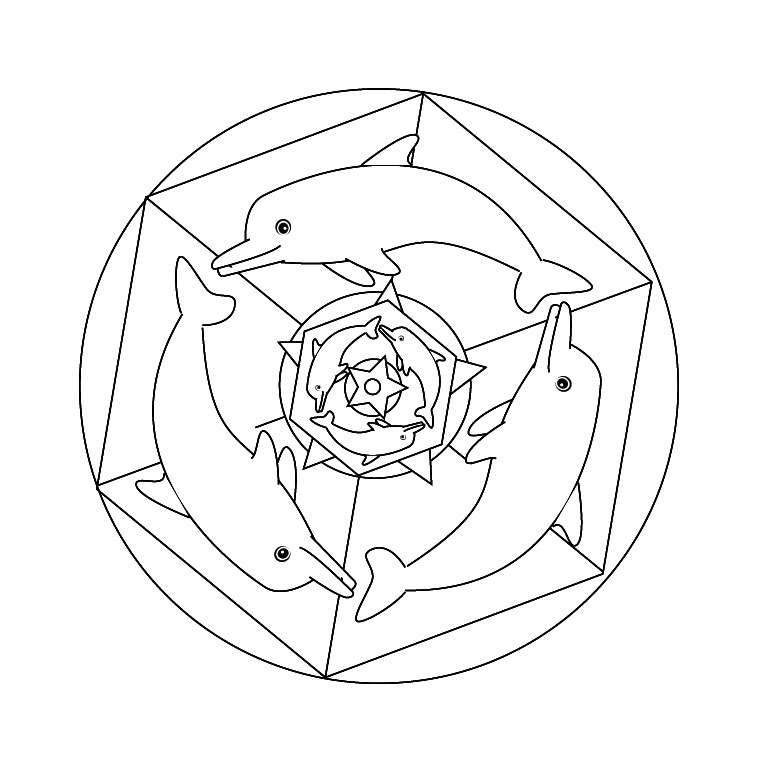 Dibujo para colorear: Mandalas para niños (Mandalas) #124250 - Dibujos para Colorear e Imprimir Gratis