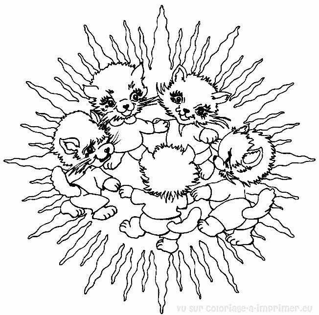 Dibujo para colorear: Mandalas para niños (Mandalas) #124278 - Dibujos para Colorear e Imprimir Gratis