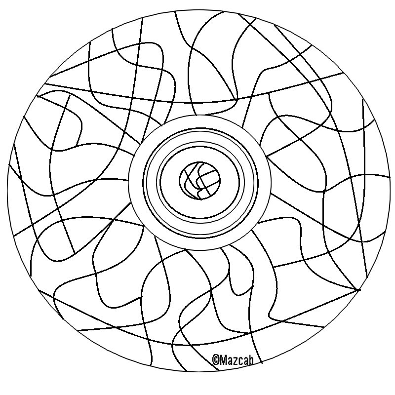 Dibujo para colorear: Mandalas para niños (Mandalas) #124289 - Dibujos para Colorear e Imprimir Gratis