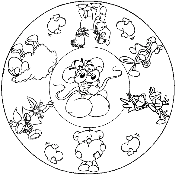 Dibujo para colorear: Mandalas para niños (Mandalas) #124306 - Dibujos para Colorear e Imprimir Gratis