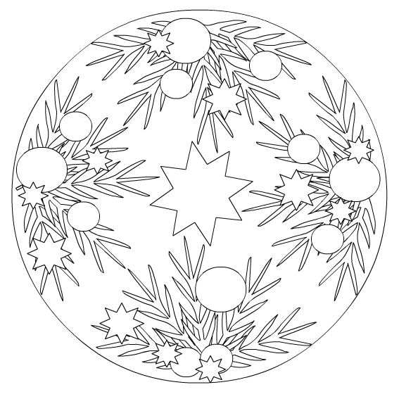 Dibujo para colorear: Mandalas para niños (Mandalas) #124317 - Dibujos para Colorear e Imprimir Gratis