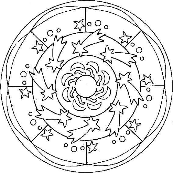 Dibujo para colorear: Mandalas para niños (Mandalas) #124335 - Dibujos para Colorear e Imprimir Gratis