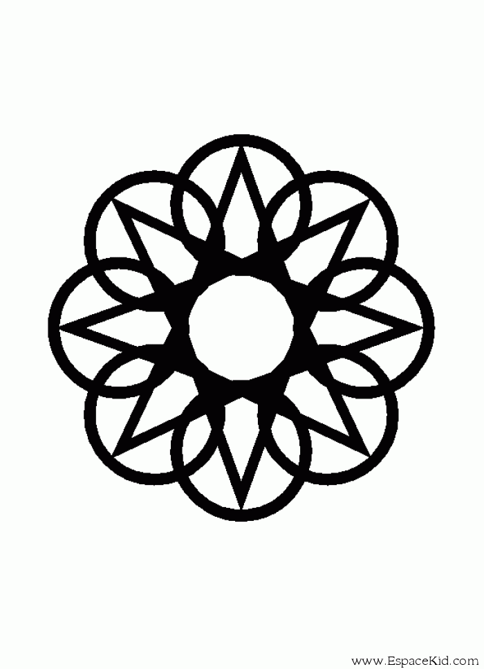 Dibujo para colorear: Mandalas para niños (Mandalas) #124338 - Dibujos para Colorear e Imprimir Gratis