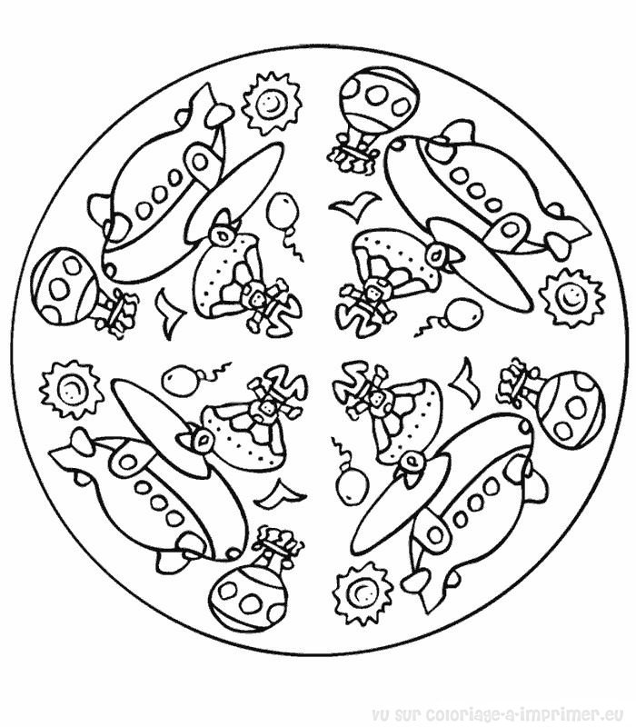 Dibujo para colorear: Mandalas para niños (Mandalas) #124343 - Dibujos para Colorear e Imprimir Gratis