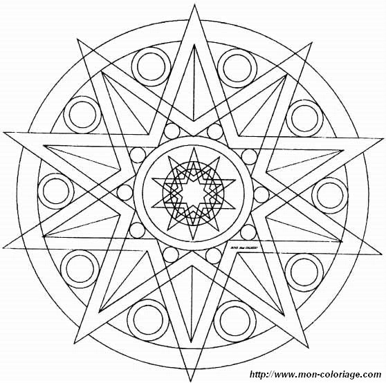 Dibujo para colorear: Mandalas para niños (Mandalas) #124352 - Dibujos para Colorear e Imprimir Gratis