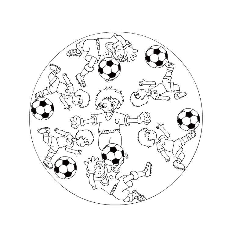 Dibujo para colorear: Mandalas para niños (Mandalas) #124360 - Dibujos para Colorear e Imprimir Gratis