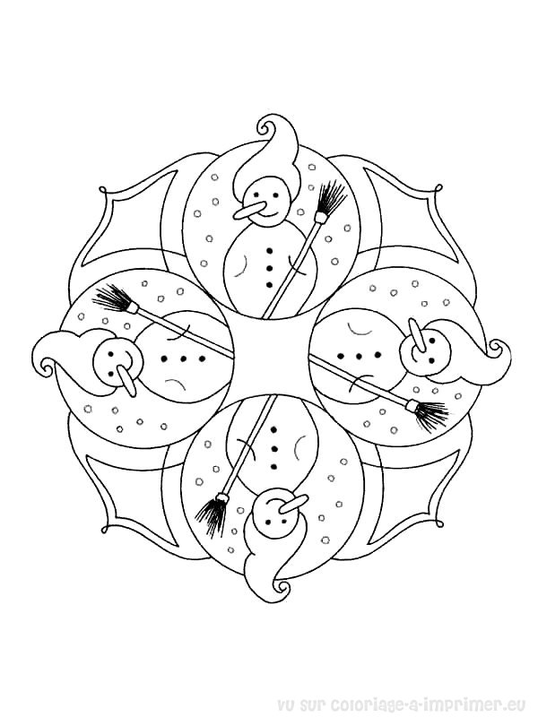 Dibujo para colorear: Mandalas para niños (Mandalas) #124387 - Dibujos para Colorear e Imprimir Gratis